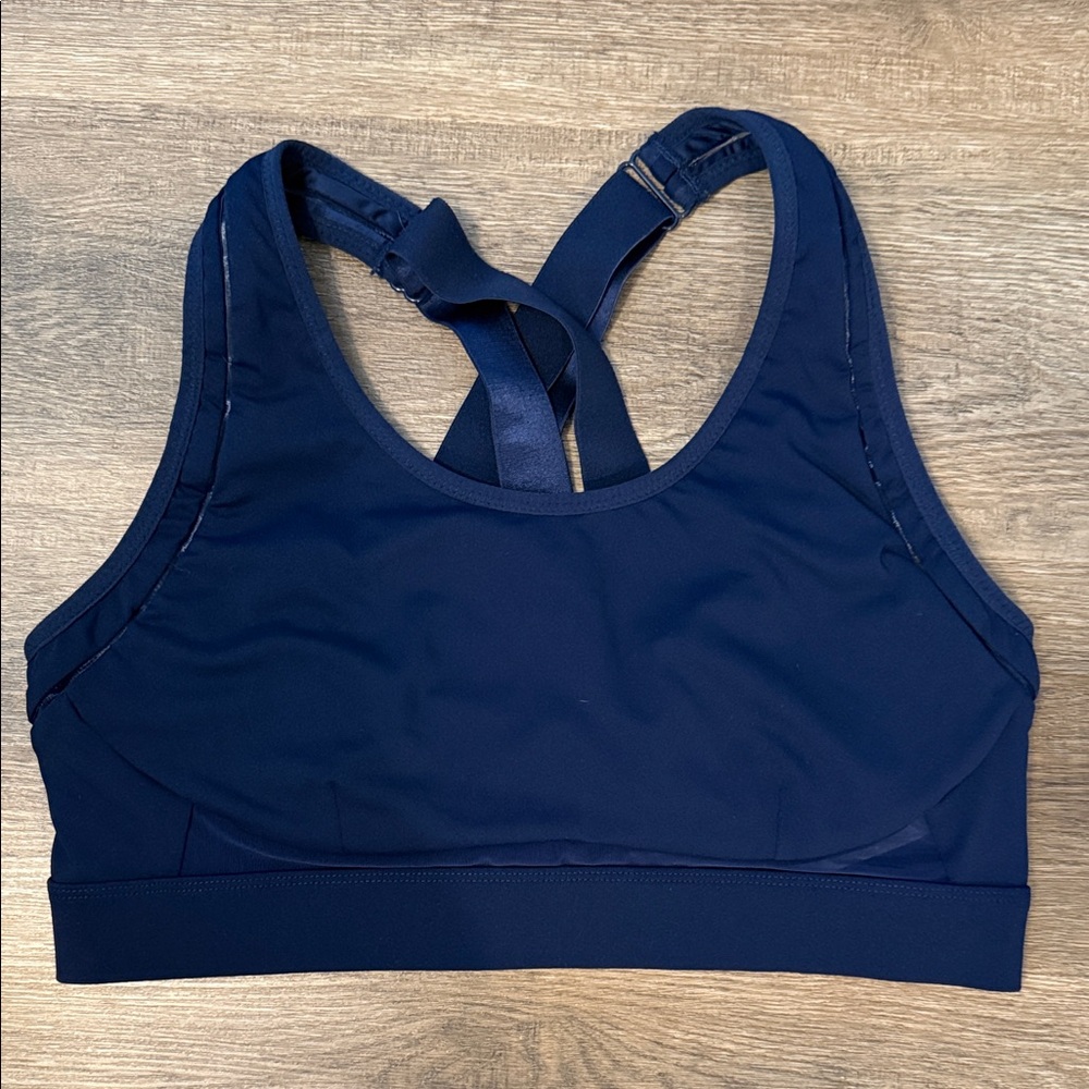 Fabletics Navy Sports Bra